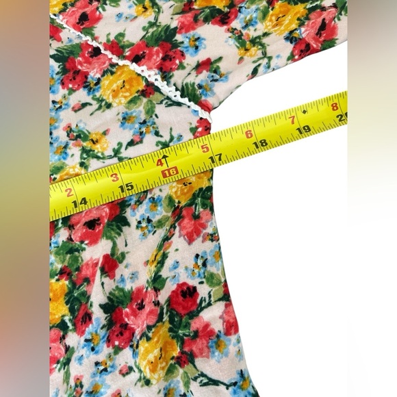 Free People Ladies Multi Colored Floral Boho High Low Dress Size XS - Picture 5 of 6